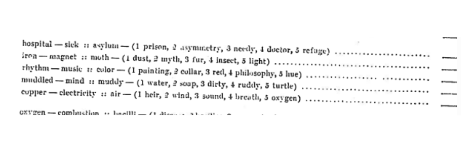 examples of analogies